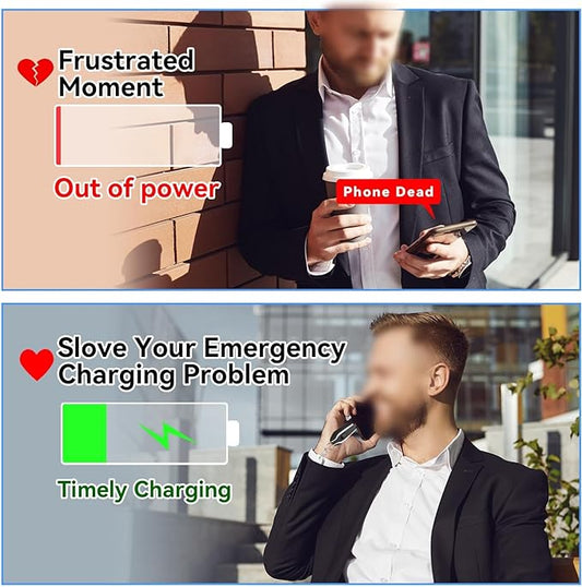 Mini Keychain Power Bank – Portable Emergency Phone Charger 1500mAh