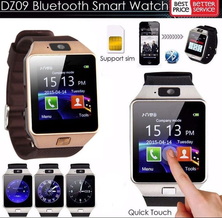 DZ09 Smart Watch 1.99" Bluetooth Calling Smartwatch – Heart Rate & Sleep Monitoring, IP67 Waterproof, Wireless Charging Smart Watch for Men & Women