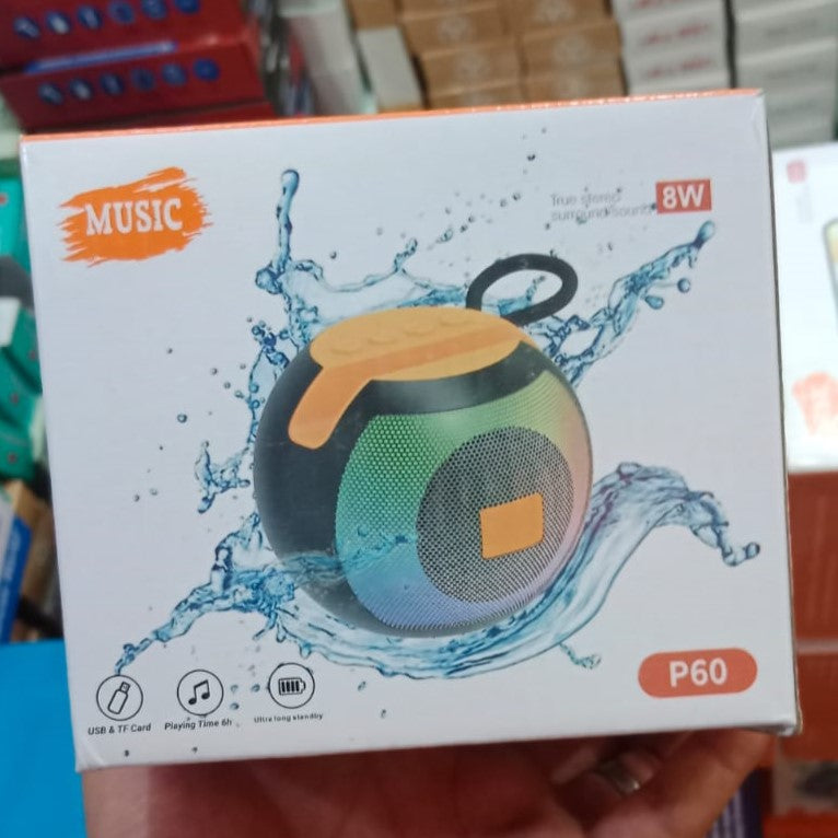 Music Wireless 8W Bluetooth Speaker P60 - Electronic Product Designed For Audio And Daily Sound Routine