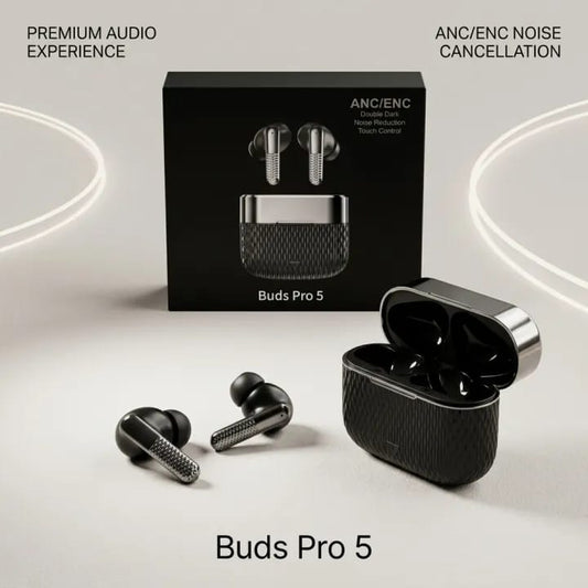 Buds Pro 5 High Quality Earbuds - Audio Device Designed For Sound Playback And Daily Listening Routine