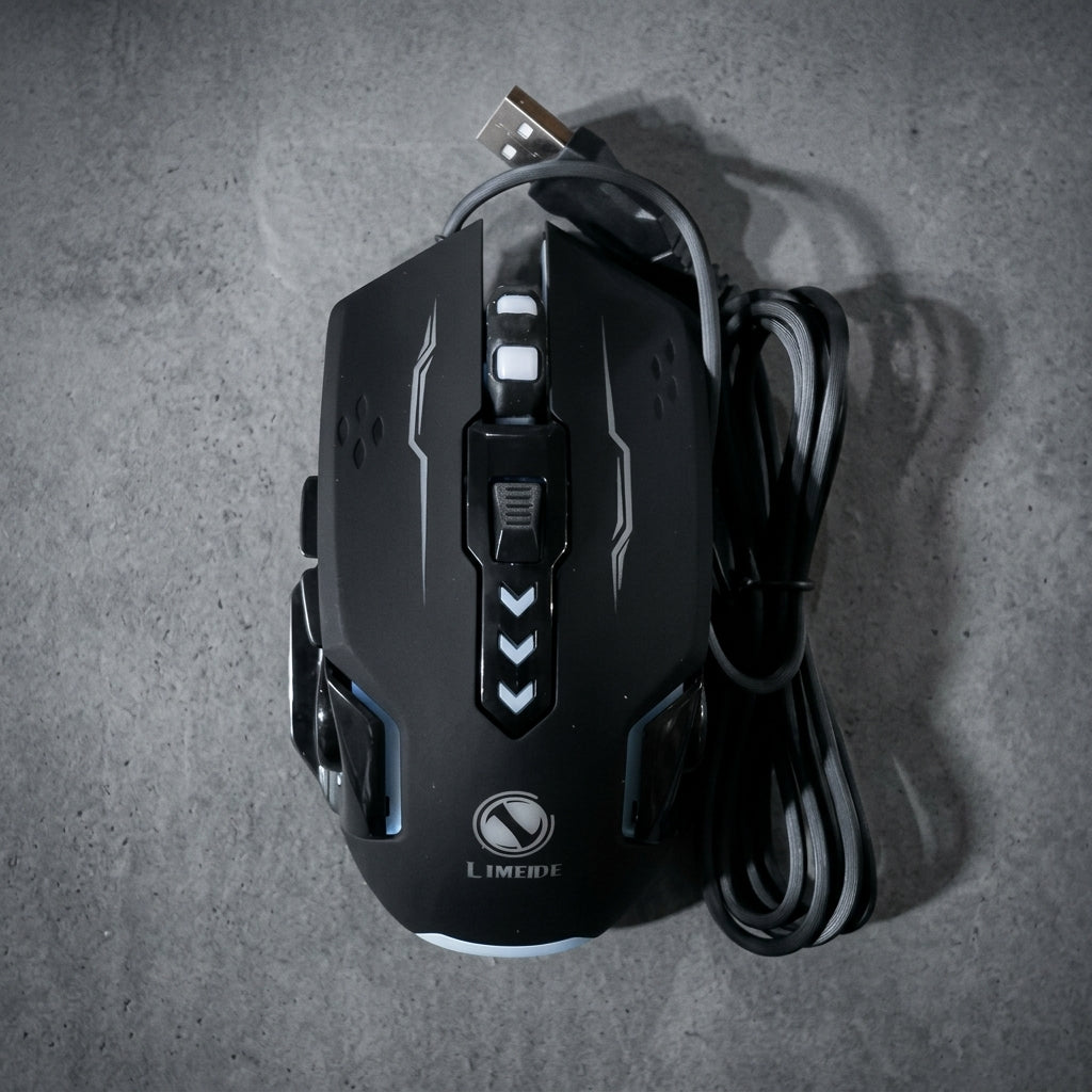 XING YING Gaming RGB Mouse | RGB LED Backlit Wired Gaming Mouse | Ergonomic Computer Mouse for PC and Laptop
