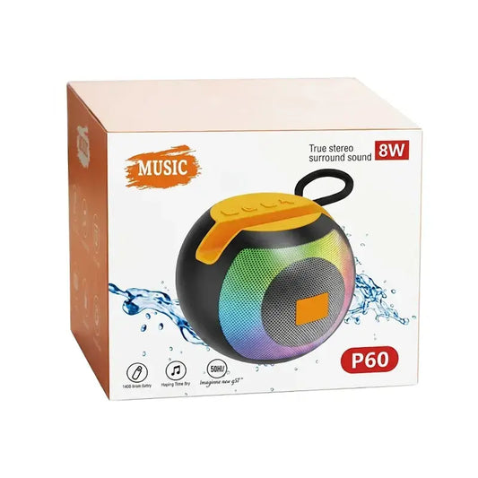 Music Wireless 8W Bluetooth Speaker P60 - Electronic Product Designed For Audio And Daily Sound Routine